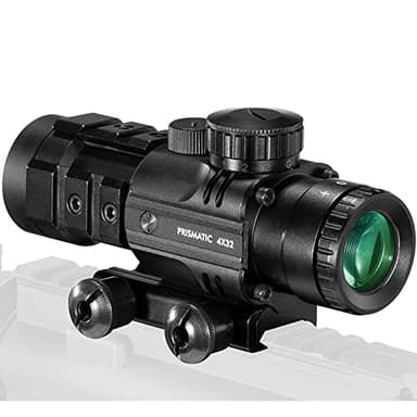 ACEXIER 4X32 Zielfernrohr Jagd Optisches Visier Taktisches Gewehr Zielfernrohr Grüner Roter Punkt Lichtgewehr Kreuz Spektiv für Gewehrjagd