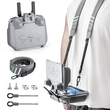 STARTRC Mini 5 Pro Sonnenblende mit Gurt für DJI Mini 5/4/3 pro/Neo/Flip/Air 3S/Air 3 Zubehör, Sonnenschutz für DJI RC 2 und RC Controller Joystick Bildschirmschutz, 3-in-1 für Mini4 Pro Zubehör