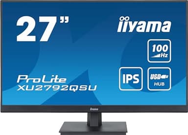 iiyama Prolite XU2792QSU-B6 68,5cm 27" IPS LED-Monitor WQHD 100Hz HDMI DP USB3.2 FreeSync schwarz