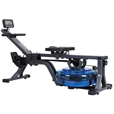 Skandika Wasserrudergerät Nemo Compact | Wasser Rudergerät klappbar mit Wasserwiderstand, App kompatibel, LCD-Computer, platzsparend, aufstellbar, bis 130 kg | Rudermaschine für Zuhause