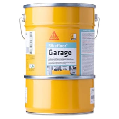 SIKA – Epoxidharz Bodenbeschichtung – Sikafloor Garage, Kieselgrau (RAL7032) – Für Garagenböden, Keller, Hobbyräume – beständig und geruchsneutral – 6 kg