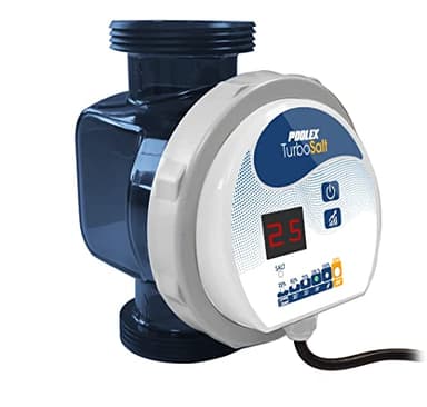 POOLEX - Turbo Salt - Kompakte Pool-Elektrolyseanlage - Geeignet für alle Filtertypen - Natürliche Wasseraufbereitung - Bis zu 40 m3 - Automatische Wartung - 4 Betriebsmodi - Modell 400