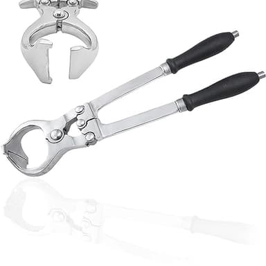 AAProTools Kastrationszange, Burdizzo-Stil, Edelstahl, 45,7 cm Länge – Tierärztliche Instrumente – Viehzucht, Lamm, Rinder, Ziege, Emasculator Banding