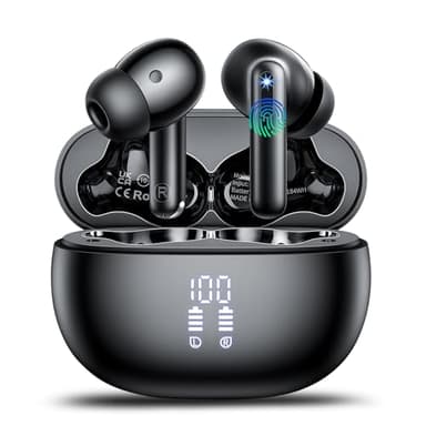 KI Kopfhörer Übersetzer, 42Std Bluetooth 5.4 Sprachübersetzer Kopfhörer mit 164 Sprachen, 7 Übersetzungsmodi Echtzeit Übersetzer Ohrhörer mit ENC Mic, 3 in 1 Übersetzungskopfhörer für Business Schwarz