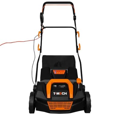 Kunstrasen Staubsauger Gras Bürste Rechen Reinigung Sauger Elektrisch 12m Stromkabel Blatt Zweig Selbstfahrend 380mm 50L Auffangbeutel 5 einstellbare Höhen 12,2kg Leichtgewichtig 3500 U/Min 1800W