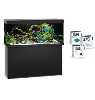 JUWEL Aquarium Rio 450 Kombination schwarz Premium-Bundle