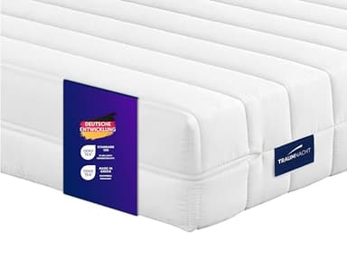 Traumnacht Easy Comfort Kaltschaummatratze 90x200 cm | H3 mittelfest | Ergonomisch & atmungsaktiv | Öko-Tex zertifiziert | 13 cm Höhe | Hypoallergen & Antibakteriell | deutscher Qualitätsstandard