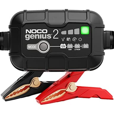 NOCO GENIUS2: 2A Batterieladegerät für Auto & Motorrad — 6V/12V Erhaltungsladegerät & Entsulfator — Für AGM, Lithium (LiFePO4) & Start-Stopp-Batterien
