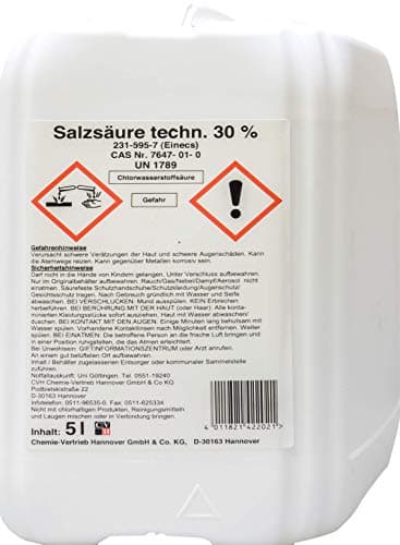 Salzsäure techn. 30% 5 Liter