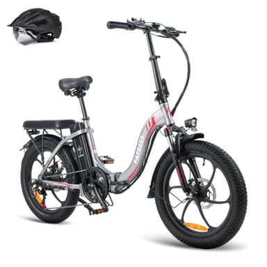 Fafrees F20 Fatbike Herren E-Bike Klapprad 20 Zoll mit 36V 18AH Akku für Pendeln, [ Offiziell ] E Bike Damen Klappbar 250W, 25km/h Ebike Mountainbike 150kg, StVO. Bremslicht