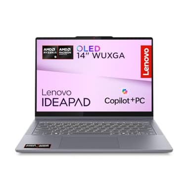 Lenovo IdeaPad 5 2-in-1 AI Laptop | Copilot+ PC | 14" WUXGA Touch Display | AMD Ryzen AI 5 340 | 16GB RAM | 512GB SSD | AMD Radeon Grafik | Win11 | QWERTZ | Luna Grau | 3 Monate Premium Care