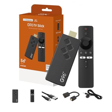 Smart TV-Stick, Android 13, kompatibel mit Chromecast, WiFi, HDMI, H.264, HEVC H.265, Bluetooth, Netflix, Youtube, Prime Video, mit Sprachfernbedienung, bis zu 4K (2 + 8 GB + Sprachsteuerung)