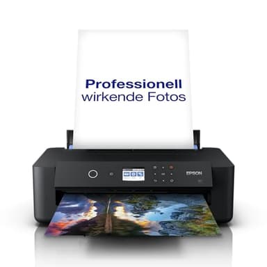 Epson Expression Photo HD XP-15000 DIN A3 Tintenstrahldrucker (nur Druck, WiFi, Ethernet, Duplex, 6,1 cm Display, Einzelpatronen, 6 Farben, bis DIN A3+), schwarz