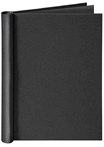 VELOFLEX 4944380 - Klemmbinder DIN A4 Velocolor, mit Leinenstruktur, Füllmenge max. 150 Blatt, schwarz, 1 Stück