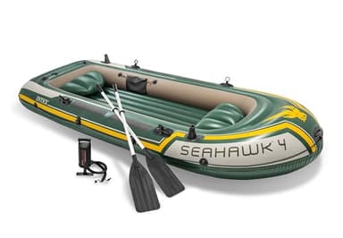 Intex Seahawk 4 Set Schlauchboot - 351 x 145 x 48 cm - 4-teilig - Grün