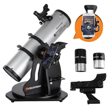 Celestron 22481 StarSense Explorer 130 mm Tisch-Dobson-Teleskop mit Smartphone-App-Unterstützung Funktioniert mit der StarSense-App - kompatibel mit iOS/Android