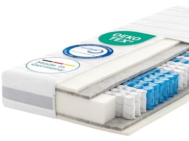 RAVENSBERGER Matratzen Tonnentaschenfederkern-Matratze Ravo-Spring - Härtegrad H2, mittel - 90 x 200 cm, Höhe 22 cm - 7-Zonen - Standard 100 by Oeko-TEX Zertifiziert