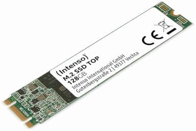 Intenso Interne M.2 SSD SATA III Top, 128 GB, 550MB/Sekunde