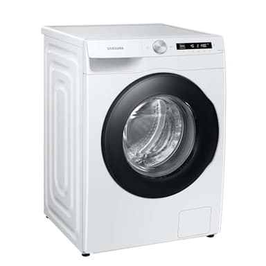 Samsung WW90T504AAWCS2 Waschmaschine, 9 kg, 1.400 U/min, Extra energiesparend, EEK: A (-10 %), AI Ecobubble, AI Control, SmartThings App und AI Energy Mode, Hygiene-Dampfprogramm, Weiß