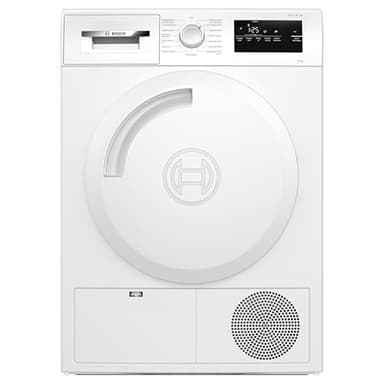 Bosch WTH83VV3 Serie 4 Wärmepumpentrockner, 8 kg, 236 kWh pro Jahr, AutoDry optimale Trocknung, Sensitive Drying-System textilschonende Trocknung, Umweltfreundliches Kühlmittel, Weiß