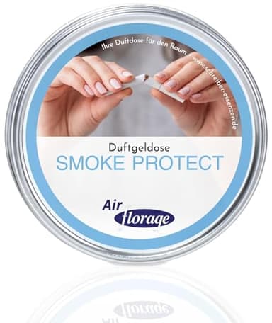 Florage Lufterfrischer Smoke Protect Duftdose - Neutralisiert effektiv schlechte Gerüche und sorgt für neuen Wohlduft bis zu 12 Wochen anhaltend, Raumduft- und Autoduft Dose