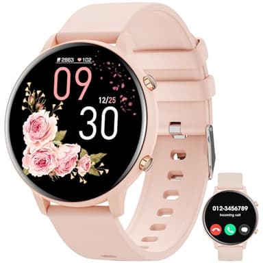 Hwagol Smartwatch Damen Herren, 1.39" Zoll Touchscreen Smart Watch mit Bluetooth Anrufe, Uhr Damen Herren mit 140+ Sportmodi SpO2 Pulsuhr Schlafmonitor Schrittzähler, Armbanduhr für iOS Android