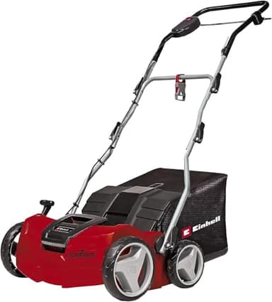 Einhell Elektro Vertikutierer Lüfter GE-SA 1640 (1600 W, 40 cm Arbeitsbreite, bis 12 mm Arbeitstiefe, höhenverst. Holm, 48 L Fangsack, inkl. Lüfterwalze)