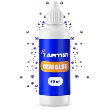 Schmuckkleber Extra Stark Transparent 80 ml – Rhinestone Glue für Stoff | Schmucksteinkleber Wasserfest | Stoffkleber Textilkleber für Strasssteine, Perlen, Glitzersteine Kleben auf Stoffe, Kleidung