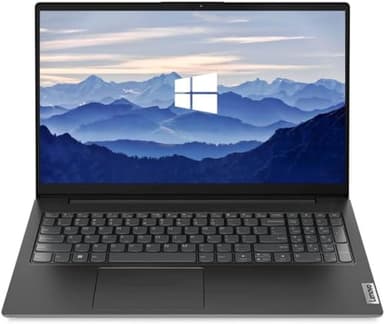 Lenovo V15-IJL Laptop 15,6" Intel N4500 2 x 2.80 GHz, Windows 11 Pro, Notebook mit 15,6 Zoll Display, 4 GB RAM, 128 GB SSD, Schwarz