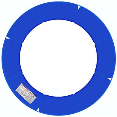 Baunsal® Trampolin Randabdeckung Ø 305 cm mit 25 cm breite in blau und 20 mm dick mit 4 Öffnungen für Netzstangen uv-beständig reißfest Trampolin Ersatzteile Schutzrand Trampolin Outdoor