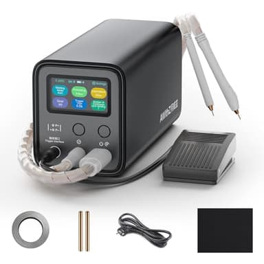 Akku Punktschweißgerät,AWithZ 10.5KW Punktschweißgerät mit Farad-Kondensator,Unterstützt schweißen Reines Nickel/Nickelbeschichtet bleche.für 18650, LiFePO4 Lithium Akku (UF20B)