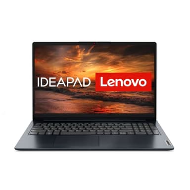 Lenovo IdeaPad Slim 1i Laptop | 15,6" Full HD Display | Intel Celeron N4120 | 4GB RAM | 128GB SSD | Intel UHD 600 Grafik | Win11 Home | QWERTZ | blau | inkl. Microsoft 365 | 3 Monate Premium Care