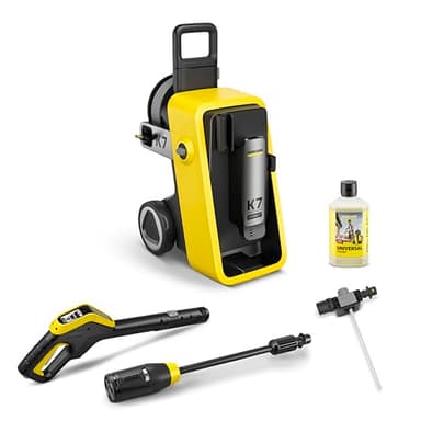 Kärcher Hochdruckreiniger K 7 Comfort Premium Connect, Druck: max. 180 bar, Fördermenge: 600 l/h, Fläche: 60 m²/h, extra Flexibler Hochdruckschlauch, Schlauchtrommel, App-Steuerung