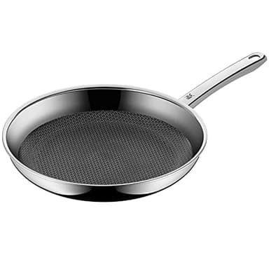 WMF Profi Resist Bratpfanne 28 cm – Edelstahl-Pfanne mit kratzfester Wabenstruktur und Antihaftbeschichtung, induktionsgeeignet, backofen-/spülmaschinenfest, für gesundes Braten auf Allen Herdarten