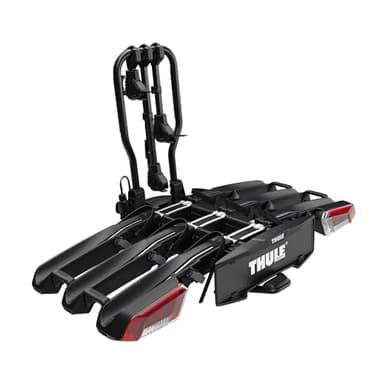 Thule Easyfold 3 Plattformfahrradträger Für Die Anhängerkupplung Black, 3(4) Bikes