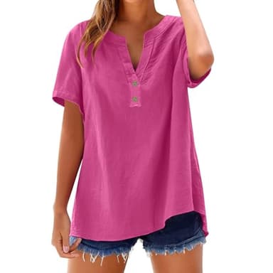 Day Prime 2025 Angebote T-Shirt Ohne Ärmel Damen Shirt Pastellfarben Bluse Spitze Elegant Grau Overzise Tshirts Frauen Longshirt Sommer T Dunkelblau Mit Fransen Weisses Hemd Kurzarm Klassische