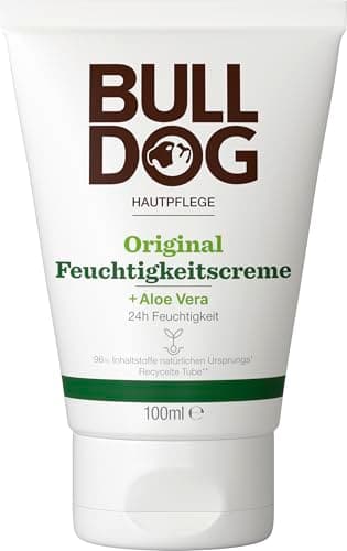 Bulldog Skincare Original Herren-Feuchtigkeitscreme, nicht fettende Feuchtigkeitsversorgung, schnell einziehende tägliche Feuchtigkeitscreme für Herren, 100 ml