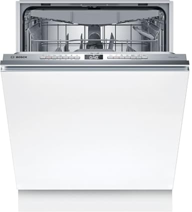 Bosch SMV4EVX08E, Serie 4, Smarter Geschirrspüler Vollintegriert 60 cm, Besteckschublade, Spülmaschine mit Programmassistent, besonders Leise, Rackmatic, Automatische Türöffnung, InfoLight, AquaStop