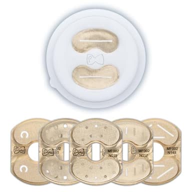 Pastidea - Set mit 6 Formen: Pappardelle 15mm, Mafalde, Spaghetti Chitarra 2,5mm, Tagliatelle 6mm, Fusilli Calabresi und Spaghetti 2mm kompatibel mit Philips Pasta Maker Avance und Serie 7000