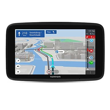 TomTom Navigationsgerät GO Discover (6 Zoll, Stauvermeidung Dank TomTom Traffic, Karten-Updates Welt, schnelle Updates via WiFi, Verfügbarkeit von Parkplätzen, Kraftstoffpreise)