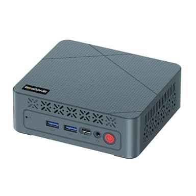 BOSGAME E2 Windows 11 Pro Business Mini-PC AMD Ryzen 5 3550H, 4 Kerne, 8 Threads, bis zu 3,7 GHz, 16 GB DDR4 RAM, 512 GB SSD, 4K@60Hz Triple Display, HDMI, Type-C, USB3.2, LAN, Wi-Fi 5, Bluetooth 5.0