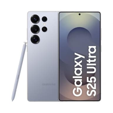 Samsung Galaxy S25 Ultra AI Smartphone mit Galaxy AI, Ohne Vertrag, Handy mit Android, 12 GB RAM, 512 GB Speicher, 200-MP-Kamera, Titanium Silverblue, 3 Jahre Herstellergarantie