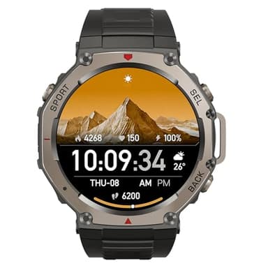 Reiteag Sekoda GPS Smartwatch – Dualband GPS & 6 Satelliten, 170+ Fitness- & Gesundheitsdaten, Herzfrequenz & SPO₂, 15 Tage Akku, Bluetooth 5.3, Wasserdicht