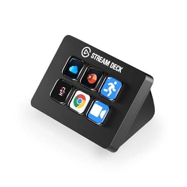 Elgato Stream Deck Mini – Kontrolliere Zoom, Teams, PowerPoint, MS Office etc., mehr Produktivität mit nahtloser Integration für alltägliche Apps, leichte Kurzbefehl-Einrichtung, kompatibel mit Mac/PC