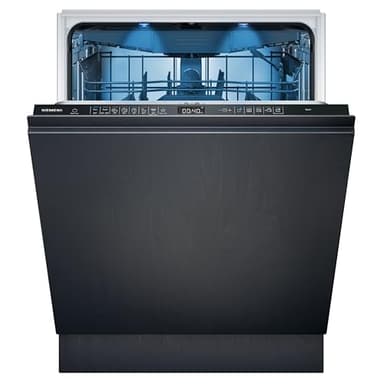 Siemens SN65EX12CE, iQ500 Smarter Geschirrspüler, Vollintegrierte Spülmaschine, 60 cm, Made in Germany, Besteckschublade, Extra leise, varioSpeed, openDry, rackMatic, Innenlicht, glassZone