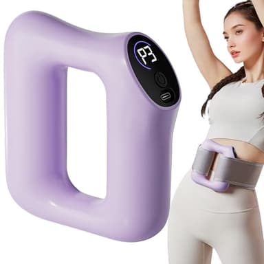 Multifunktionaler Ganzkörper Faszienring, Massagegerät, Cellulite Massagegerät Massage Gerät, Kabellose Elektrische Cellulite Massagegerät Mit Verstellbarem Gurt, für Rücken Beine Oberschenkel Bauch