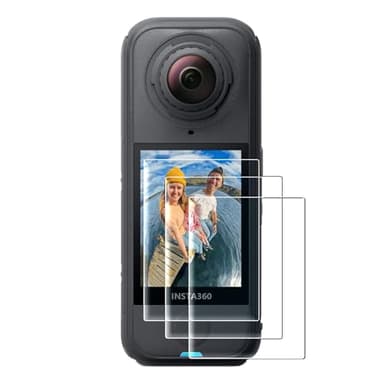 AMAZEAR Displayschutz für Insta360 X4 Air Zubehör (3er Pack), gehärtete Glas LCD-Display-Folie, Kamera Zubehör Schutzabdeckung für Insta 360 X4 Air, Ultra HD, 9H Härte, kratzfest.