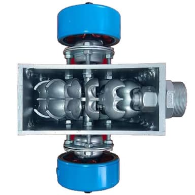 ZHOZHUT 220V Wasserkraftgenerator 2000W Horizontaler Wasserkraftgenerator Micro Hydroelectric Generator, Aluminiumlegierung Tragbare Hydroelektrische Generatoren Für Outdoor, Camping, Haus,2kw,220V