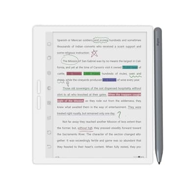 Bigme B751C-S Farbe eReader, ePaper Tablet 7 Zoll Eink Notiznehmen Tablet mit Stylus, 4GB + 64GB, Schutzhülle, Android E-Ink Tablet e-Reader mit Audiobook Übersetzung Lange Akkulaufzeit