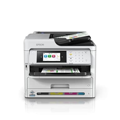 Epson WorkFore Pro WF-C5890DWF 4-in-1 Business Tinten-Multifunktionsgerät (Druck, Scan, Kopier, Fax, ADF, WiFi, PCL, Postscript, Full-Duplex, Einzelpatronen, DIN A4)